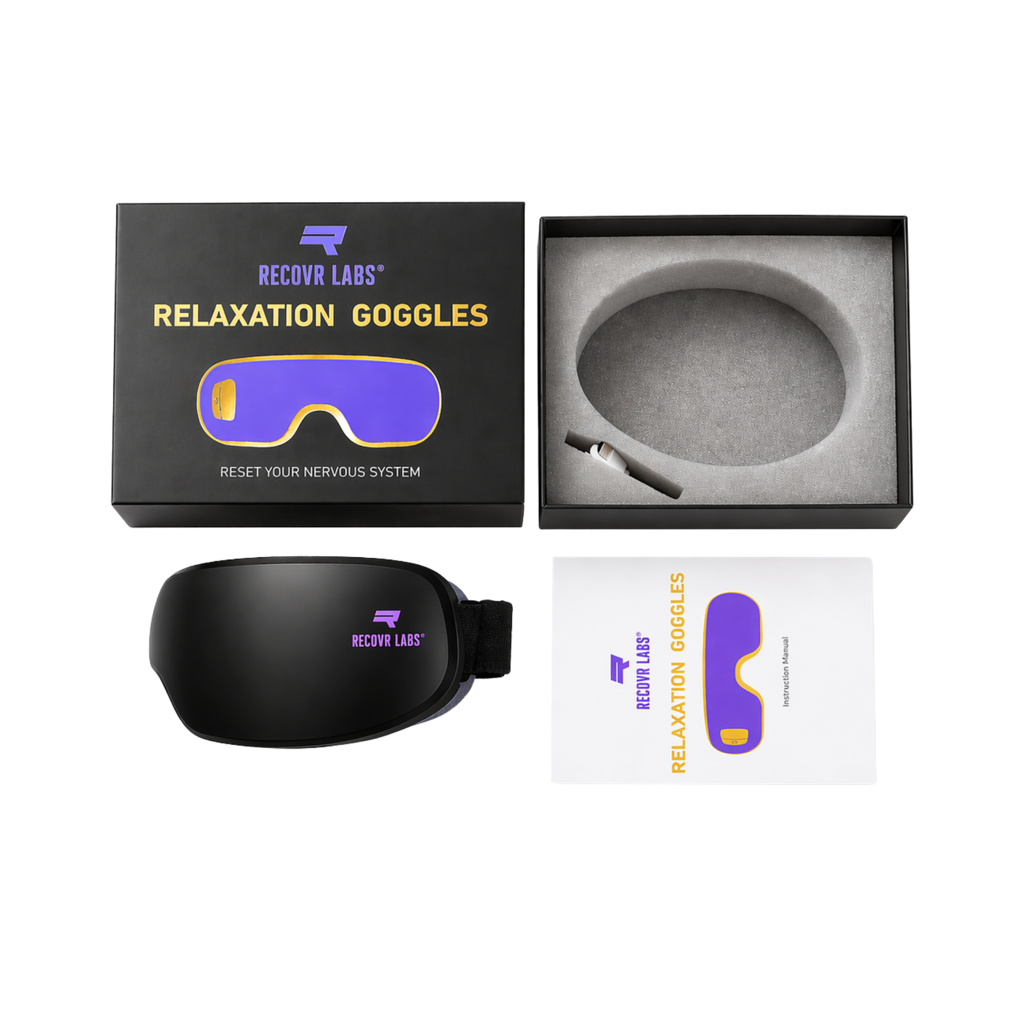 RECOVR LABS Relaxation Goggles